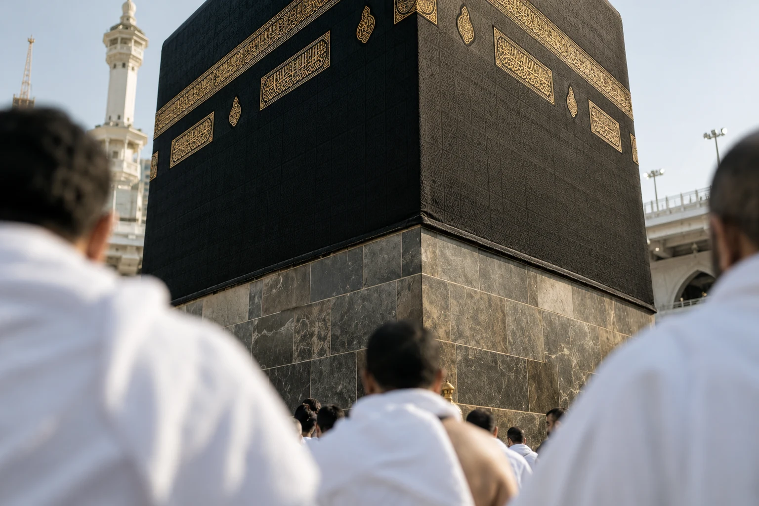 Illustrative close view of the Kaaba